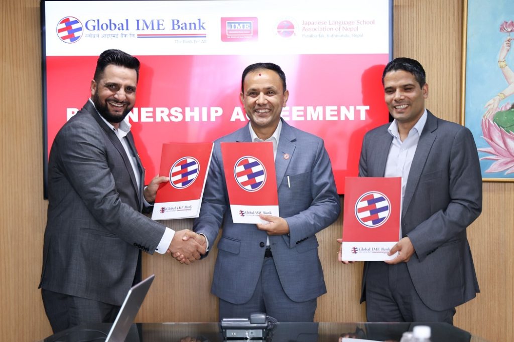 Global IME Bank contracted with IME limited and JALSAN