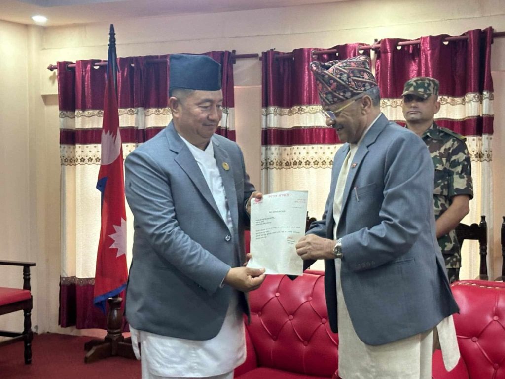 bagamati province chief minister of bahadur singh lama