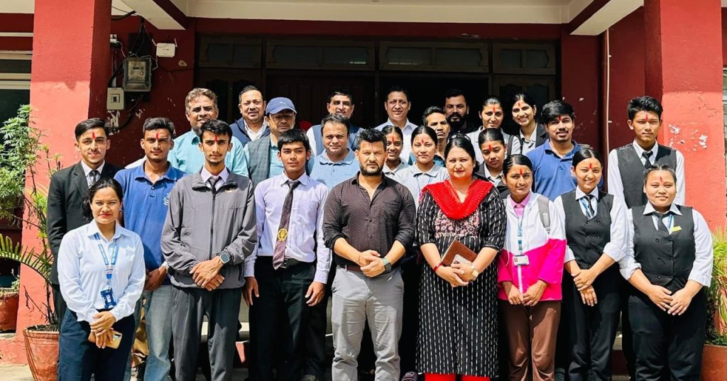 mayor scholarship cheque distributed to student in Nuwakot