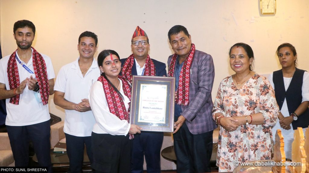 best employee of the month in trishuli hospital