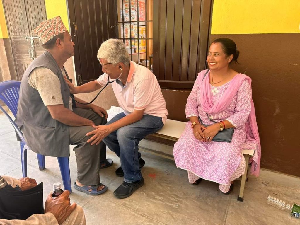 dr kedar narshing kc free health camp1