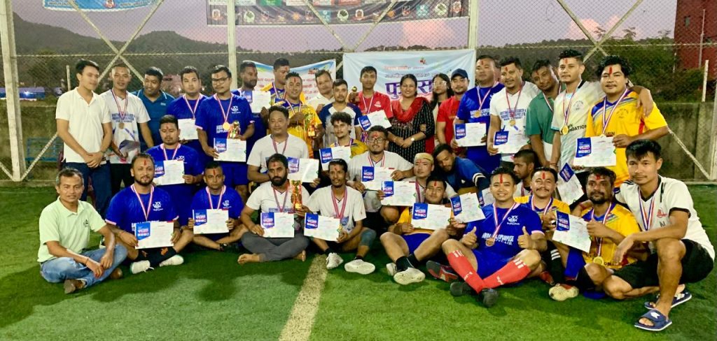 bidur city youth club wins futsal tournament