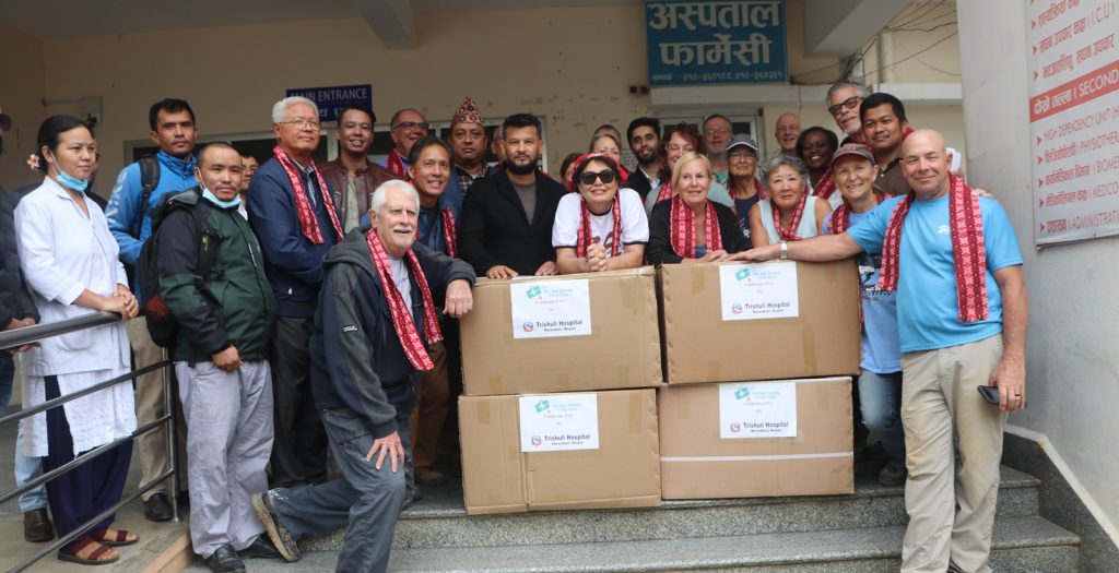 Not for Tourist medical equipment handover to trishuli hospital