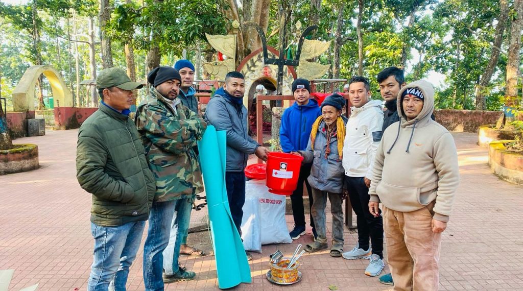 bidur yuva redcross circle handover blanket and others