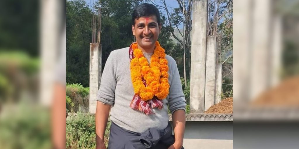 dipak ghimire milan elected kakani rural municipality ward number 2 of chairman