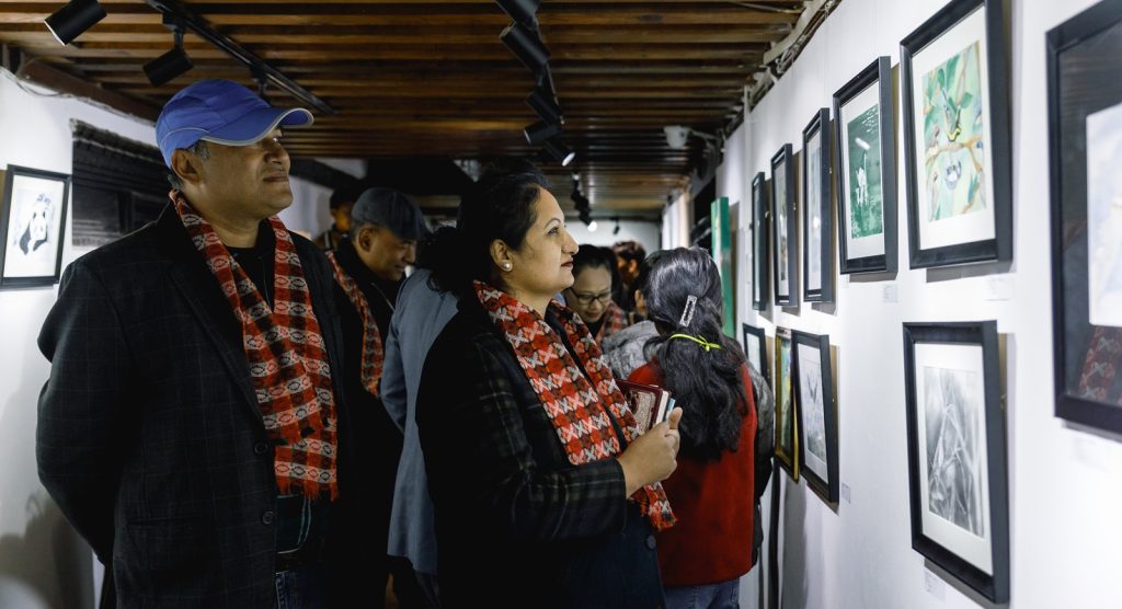 drawing exhibition in lalitpur