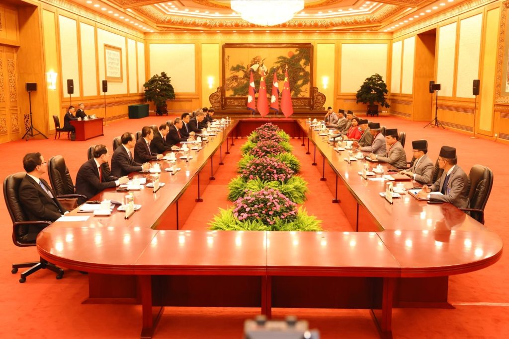 nepal and china contract paper