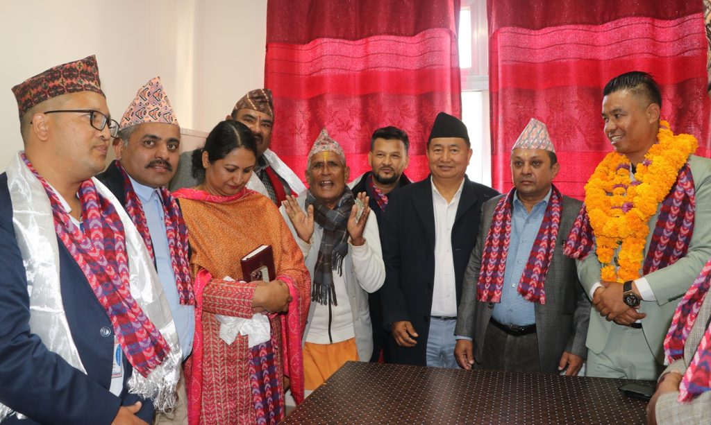 upendra budhathoki chairperson of trihsuli hospital
