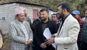 water supply minster pradip yadav in falakhu