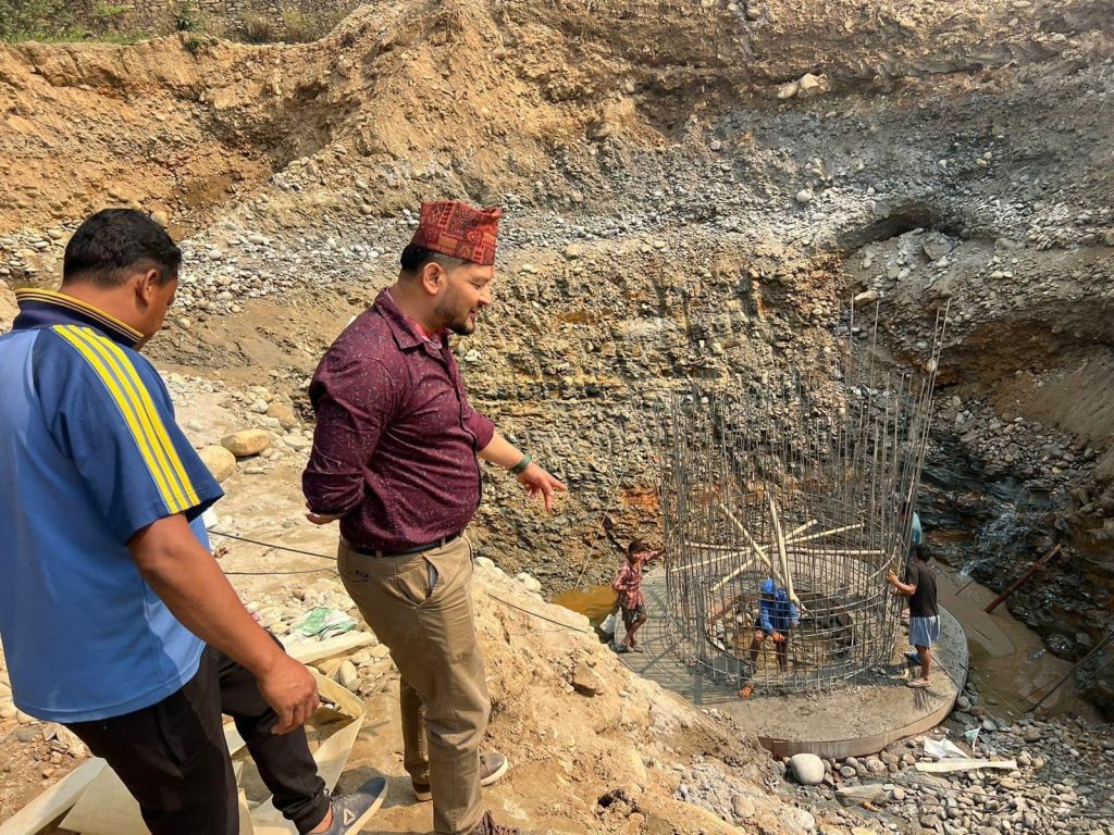 bidur drinking tadi nuwakot durbar area water supply program