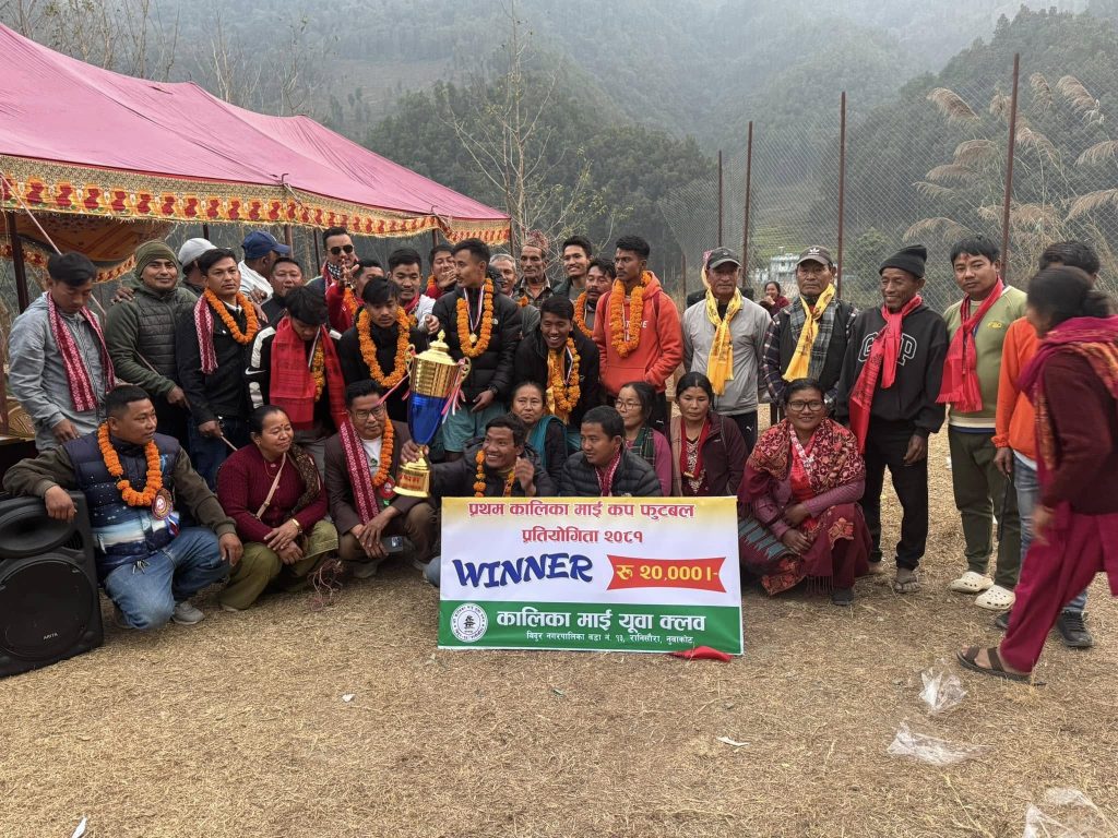 bolanatar youth club win first kalika mai cup tournament