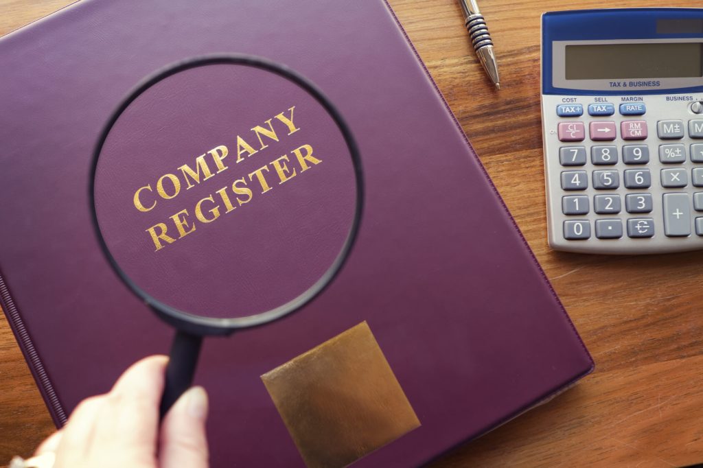 register a company and vat