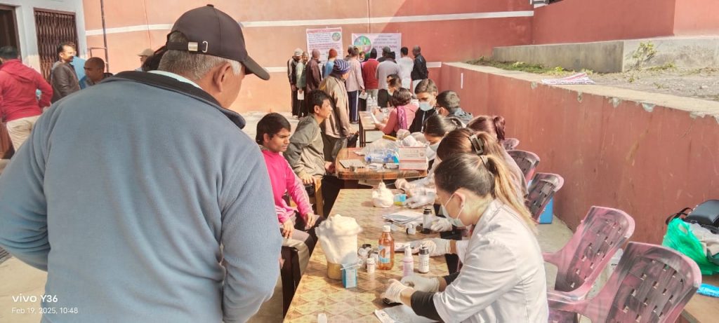 Free health camp for non-communicable diseases in National Central Jail Nuwakot