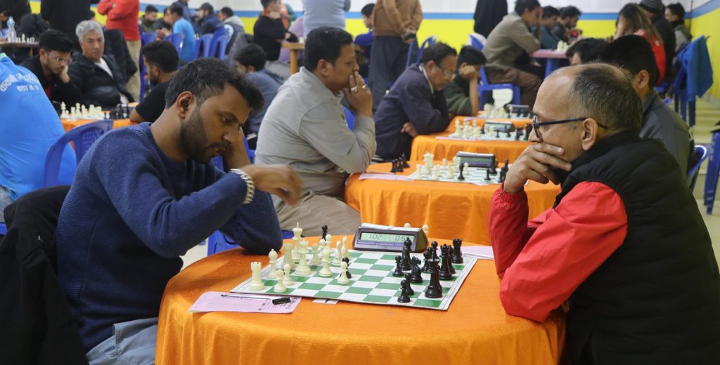 chess champion rupseh jaiswal in first mayor cup rating tournament in Nuwakot