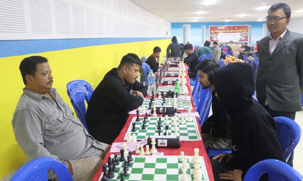 first mayor cup chess champion in Nuwakot