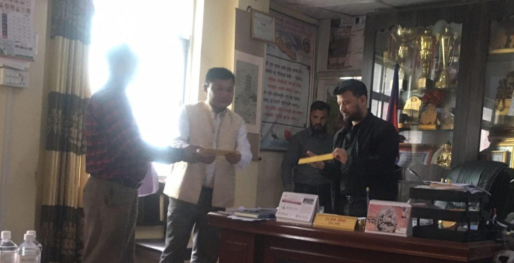 bidur drinking water consumer society lettering to mayor
