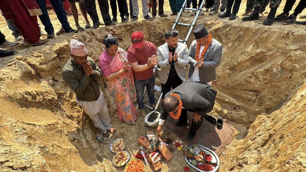 vegetable collection center in Bidur Nuwakot