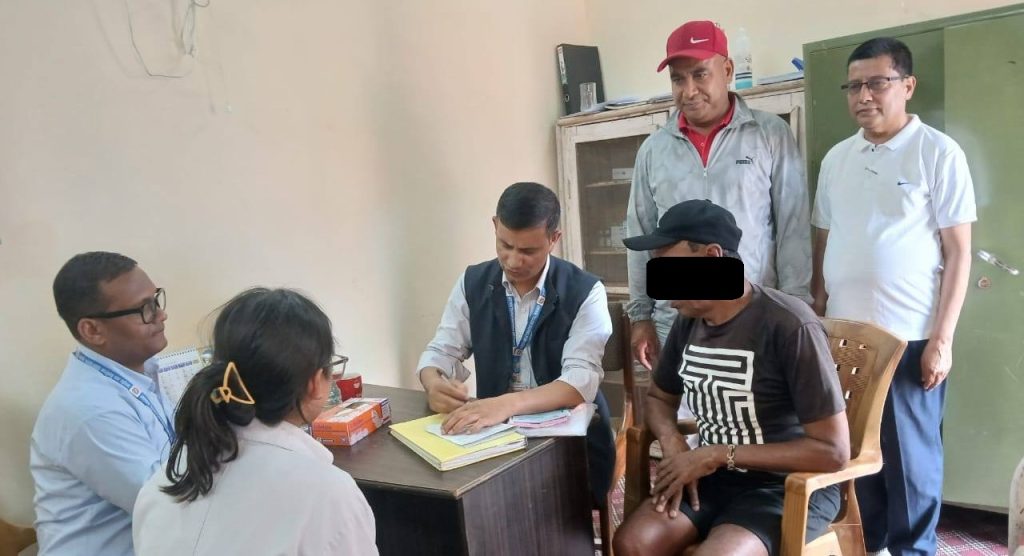 free health camp in central jail Nuwakot