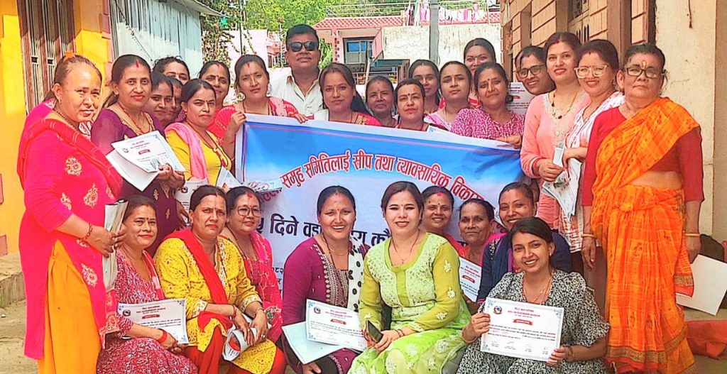 kausi farming in Bidur Nuwakot