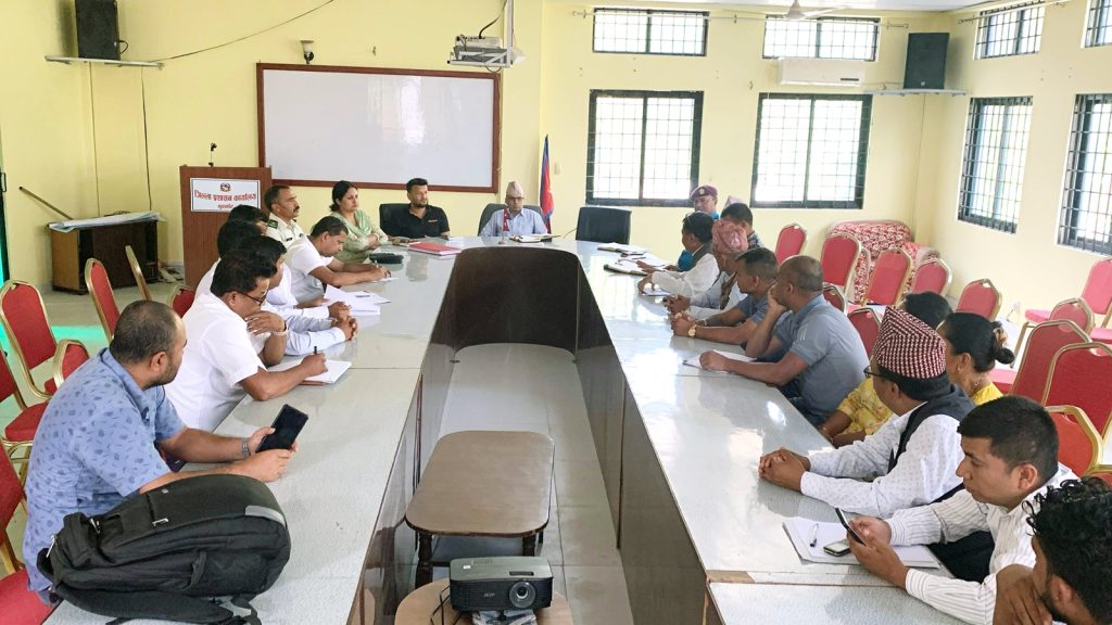 Facilitation of water supply management during rainy season and disaster situations