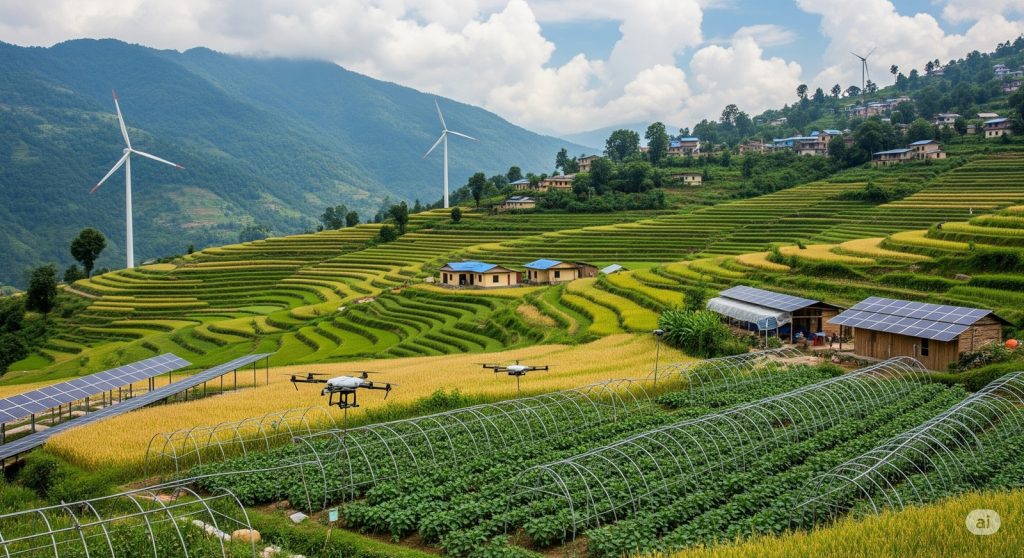 Gemini Generated smart agriculture