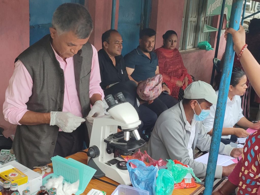 Integrated mobile camps with the aim of reaching people at their doorsteps Bidur Municipality (2)