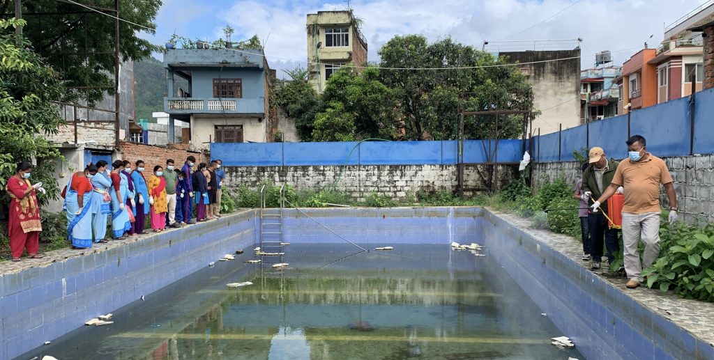 dengue awareness program in Bidur Battar Nuwakot