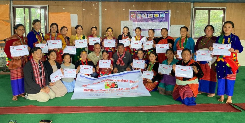 strawberry farming training in Kispang Rural Municipality