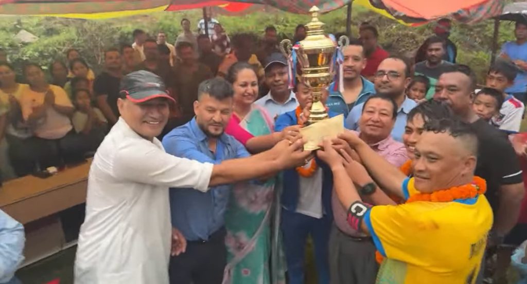 veteran ward level football in Trishuli Nuwakot