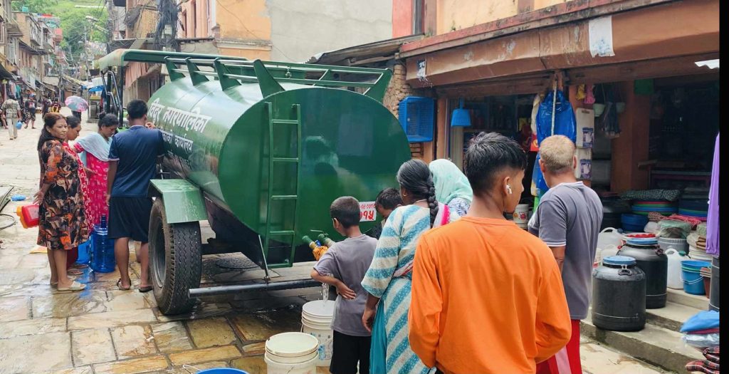 Floods cause drinking water crisis in Trishuli