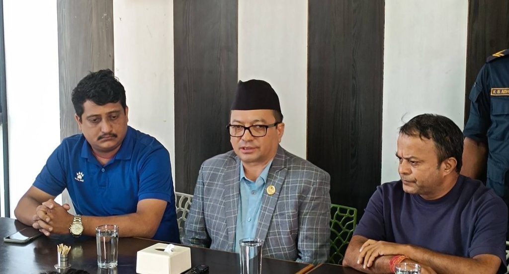 bagamati province finance minister prabhat tamang in Press Meet Nuwakot