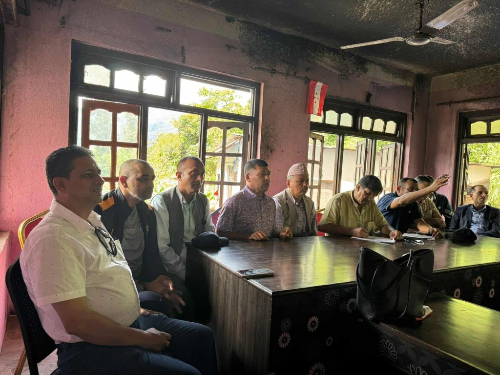 Efforts are underway to re-open the Nepali Congress Nuwakot office, which was damaged during the Gen-G movement