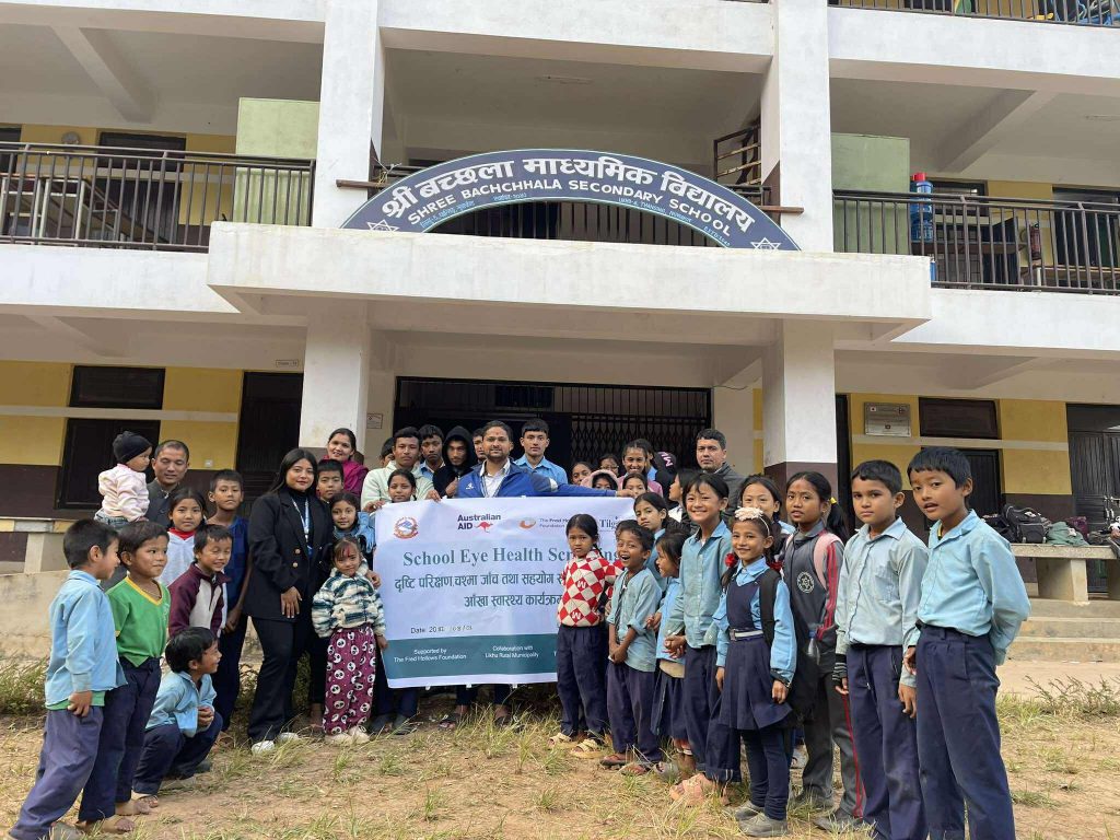 eye check up camp in Likhu RM Nuwakot