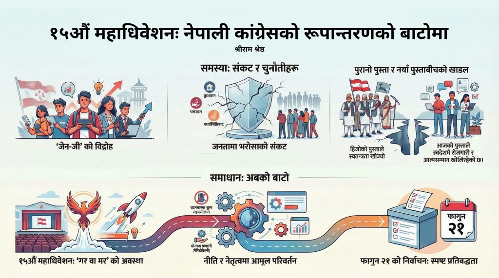 15th General Convention On the path of transformation of the Nepali Congress 2082