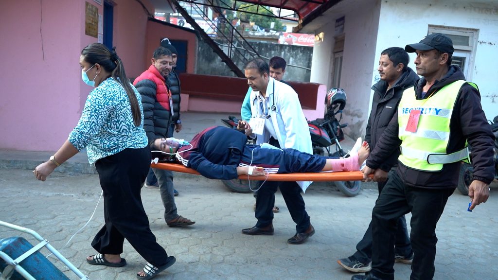 Emergency response mock drill at Trishuli Hospital by Sunil Shrestha (2)