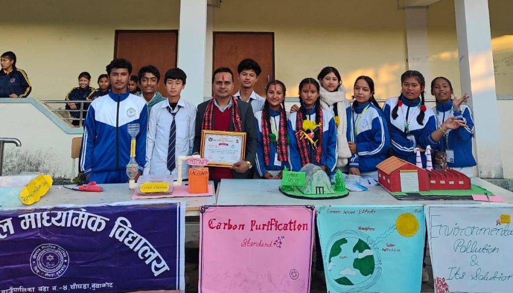 kshetrapaal secondary school win science exhibition 2082