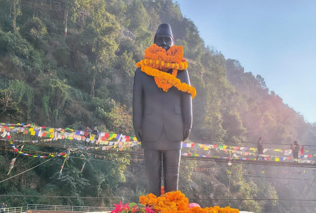 statue of late ganesh pandit