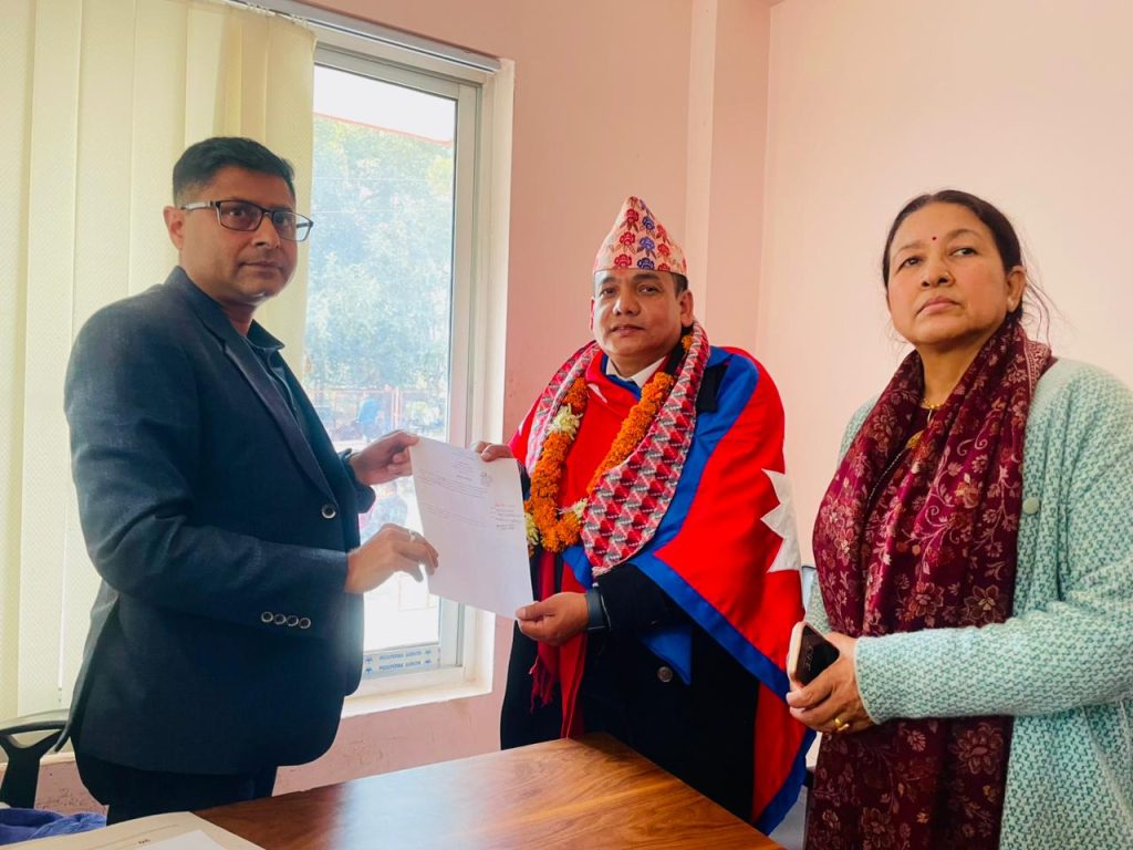 badri mainali candidate nuwakot 2