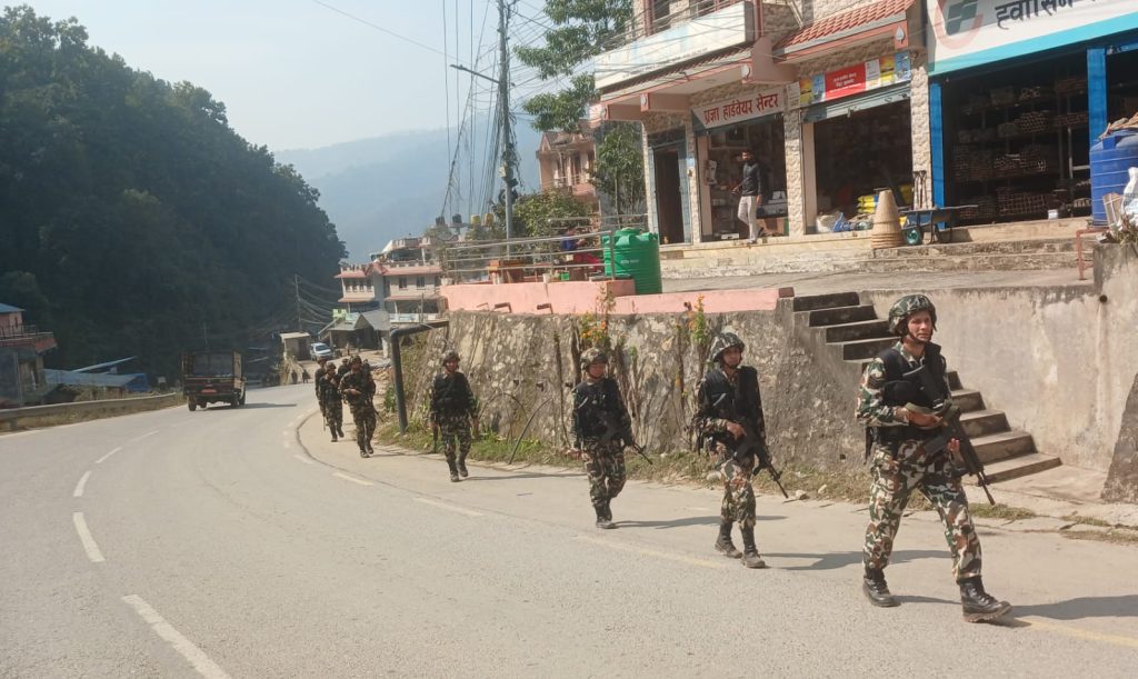 nepal army operation for election of parliament Nepal