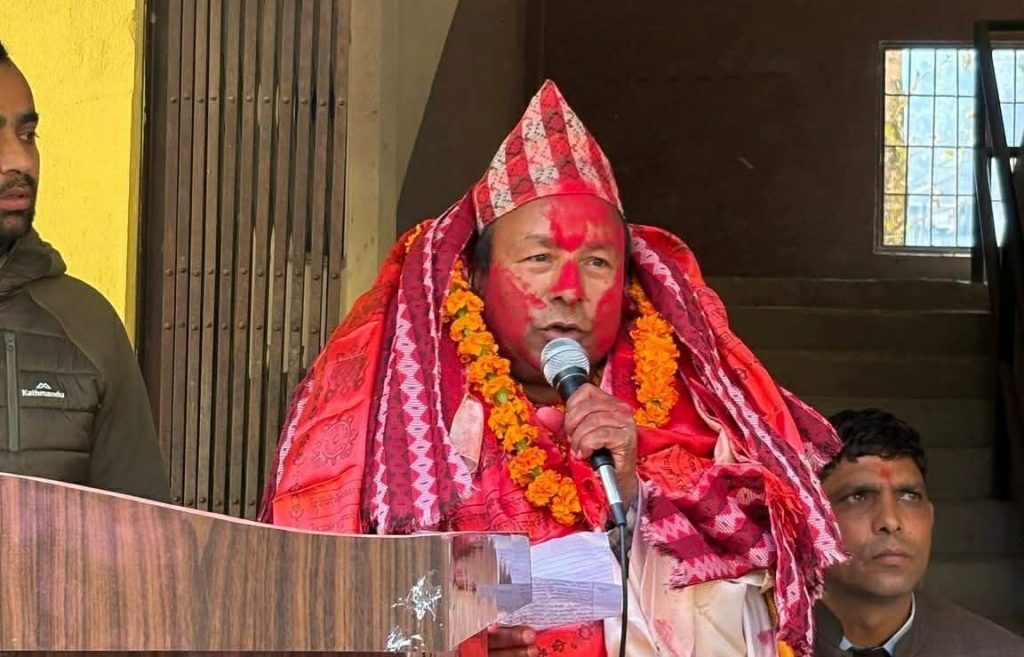 teacher ramshran aryal farewell