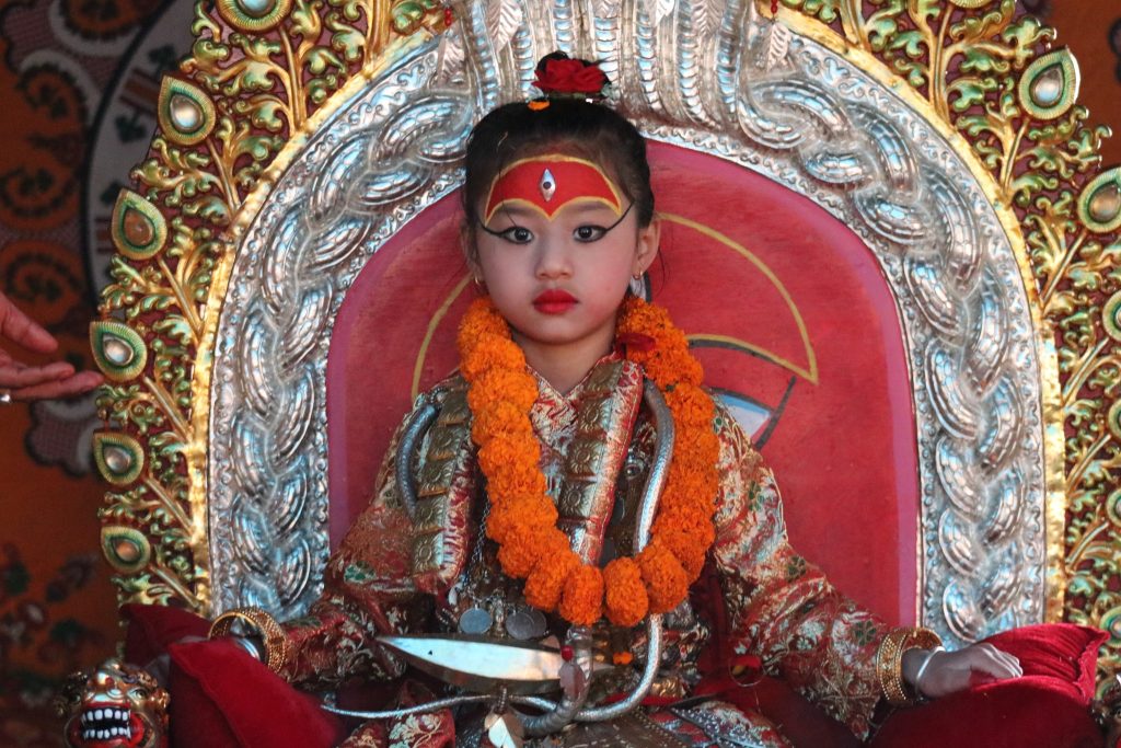 living goddess Kumari Nuwakot
