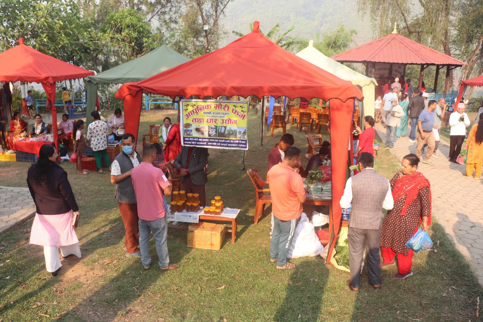 हावाघरमा कृषि हाटबजार