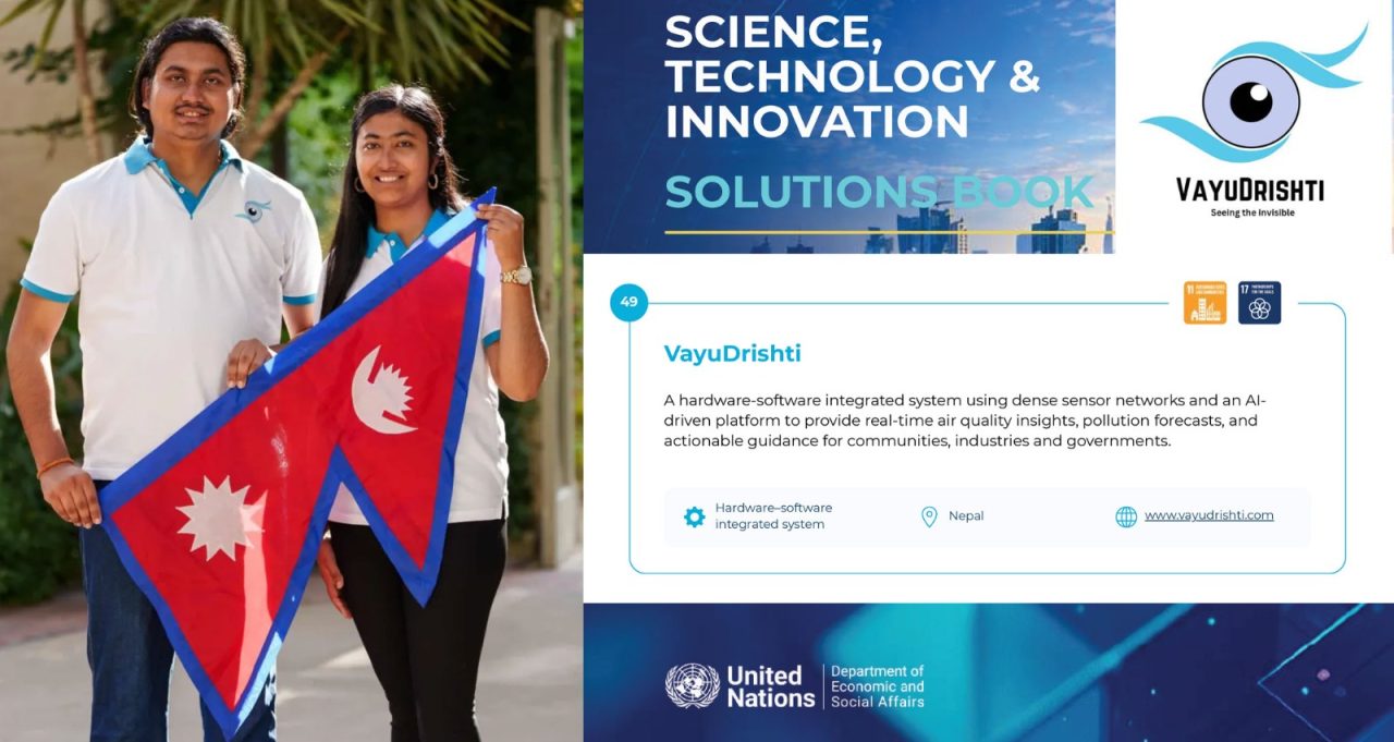 Joint 'Air Vision' of two Pandeys from Nuwakot on the UN Innovation List