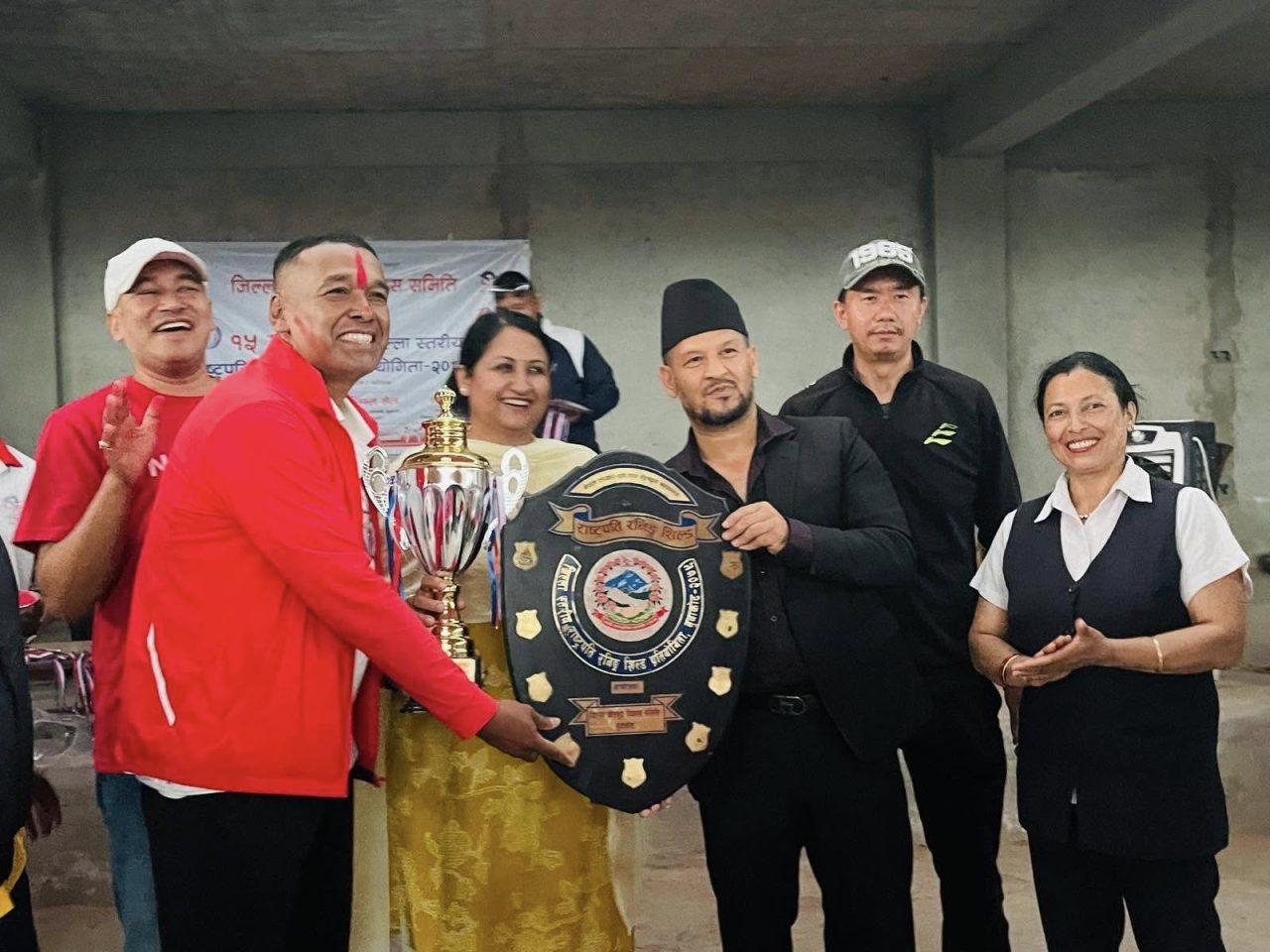 Likhu Rural Municipality wins first in the Presidential Running Shield