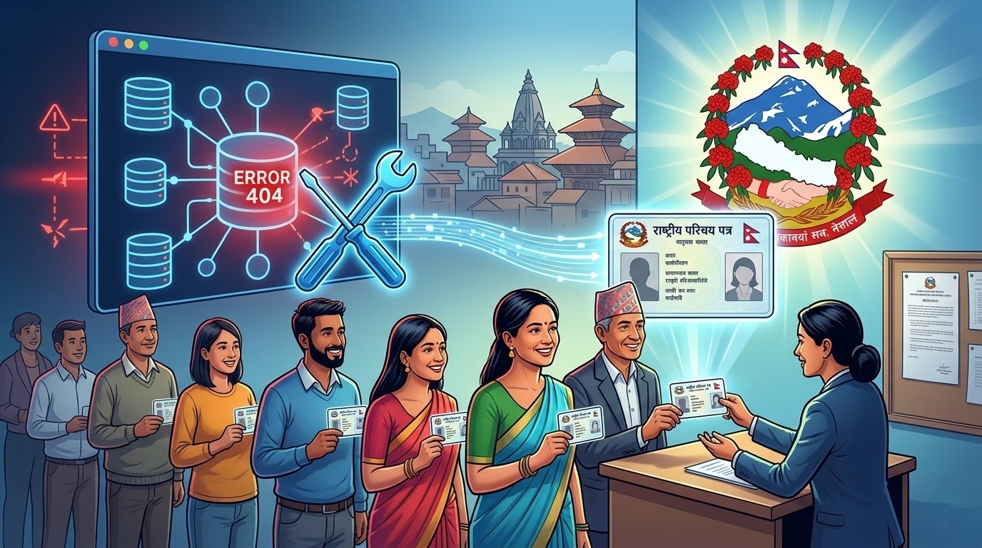 राष्ट्रिय परिचयपत्र सम्बन्धी सेवा पुनः सुचारु