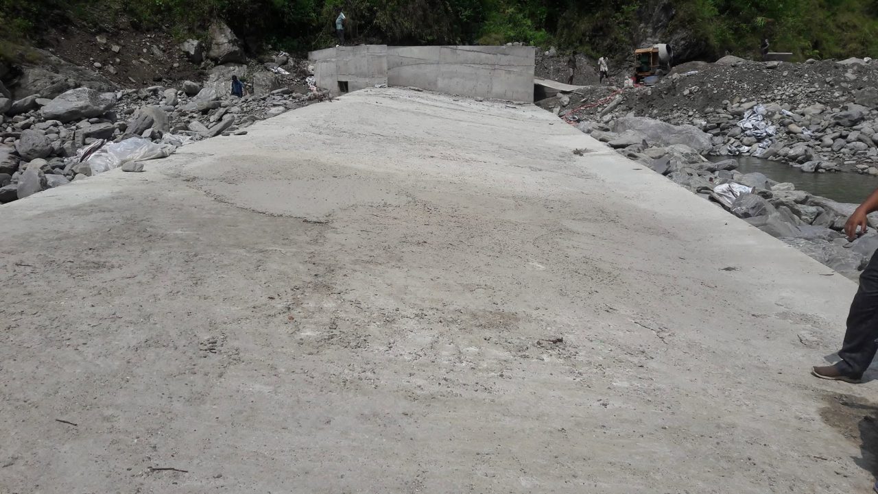 Historic success of Bidur drinking water supply Construction of modern spring in Falakhu River completed