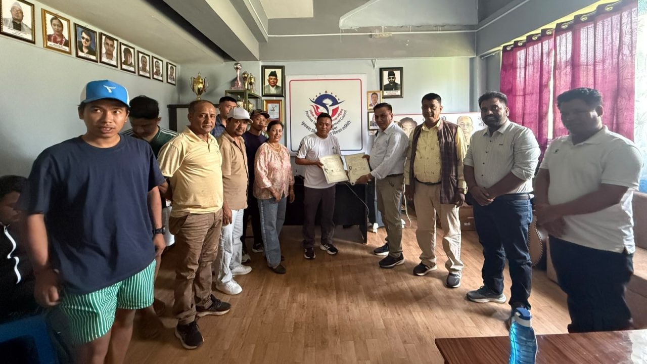 Nuwakot Covered Hall handed over to District Sports Development Committee