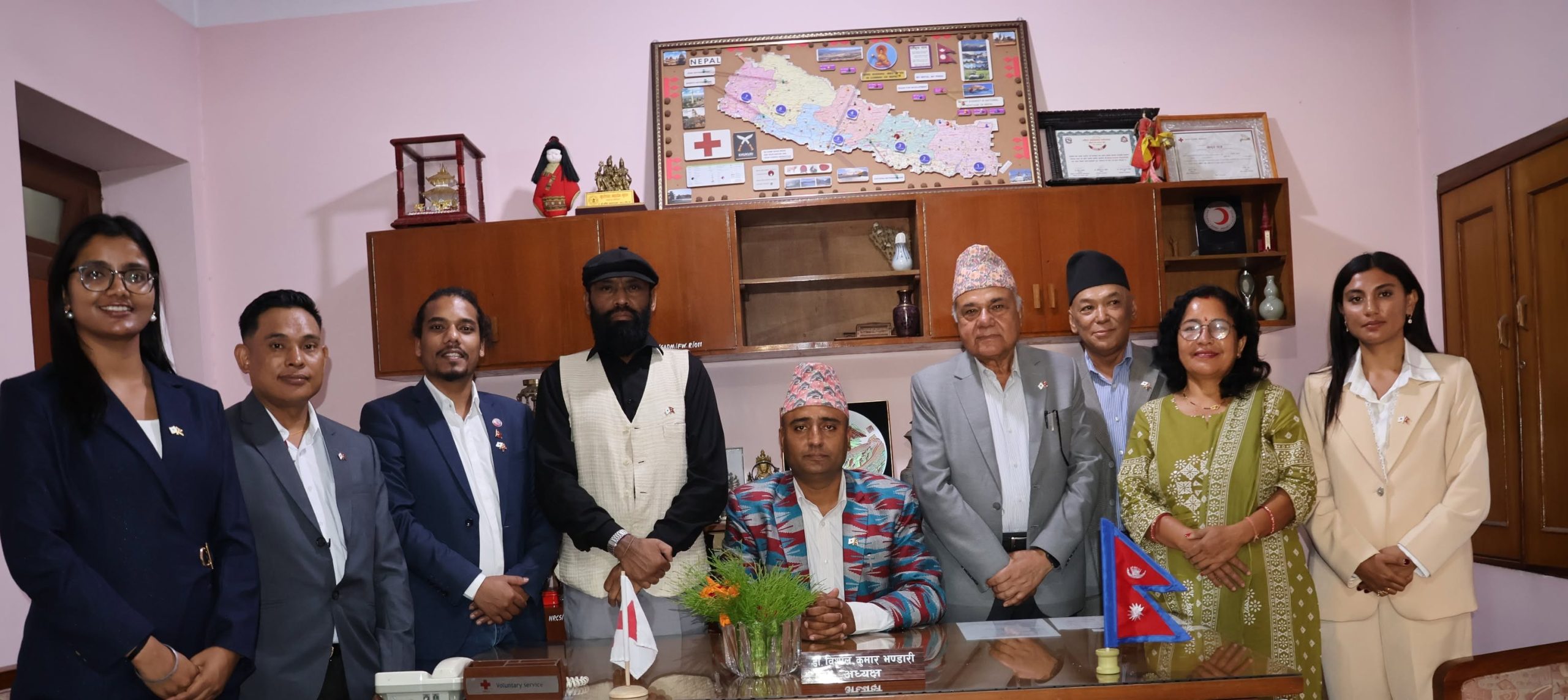 नेपाल रेडक्रस सोसाइटीमा नवगठित तदर्थ समितिको पदभार ग्रहण