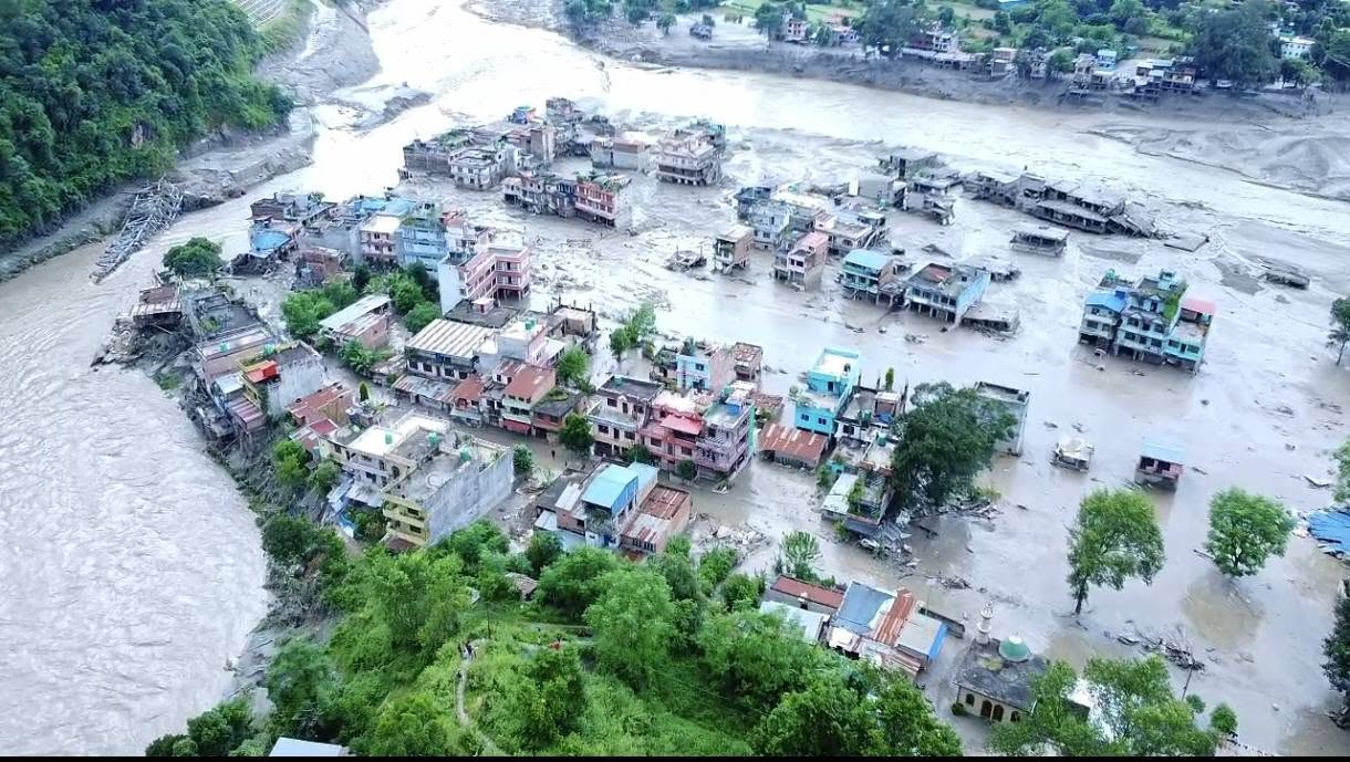 भोटेकोशी बाढी: उद्धार जारी