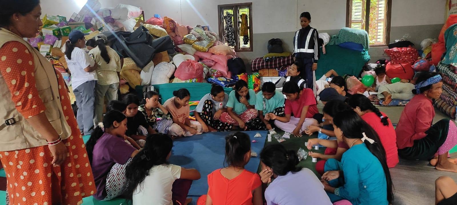 बाढी प्रभावितका लागि मनोसामाजिक तथा संरक्षण सेवा सञ्चालन